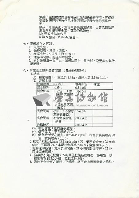 肥料資料藏品圖，第3張