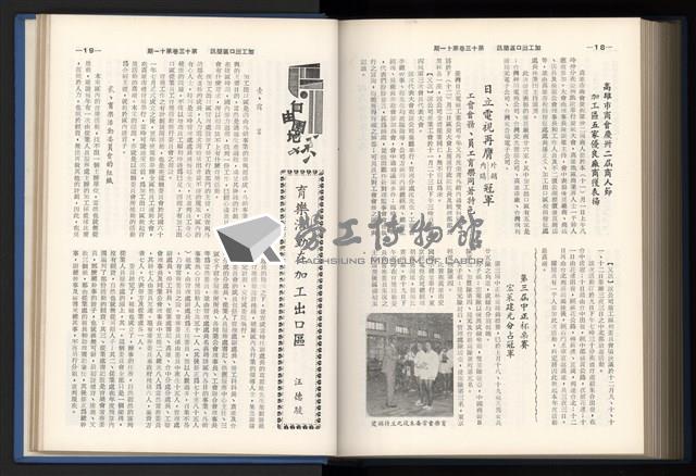 《加工出口區簡訊合訂本》第13卷第1期至第13卷第12期藏品圖，第251張