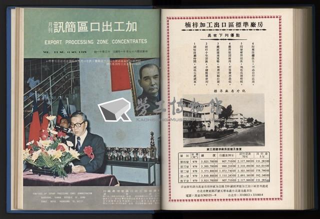 《加工出口區簡訊合訂本》第13卷第1期至第13卷第12期藏品圖，第241張