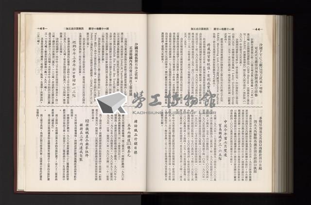 《加工出口區簡訊合訂本》第21卷第1期至第21卷第12期藏品圖，第341張