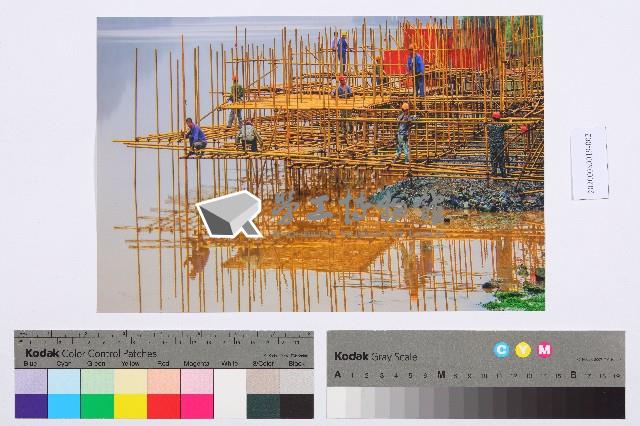 勞動影像暨說故事徵集比賽作品〈搭架〉吳玉麟攝藏品圖，第2張