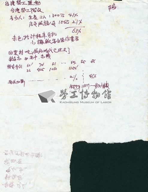 劉格正手稿藏品圖，第1張