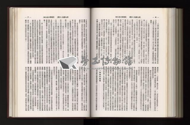 《加工出口區簡訊合訂本》第21卷第1期至第21卷第12期藏品圖，第260張