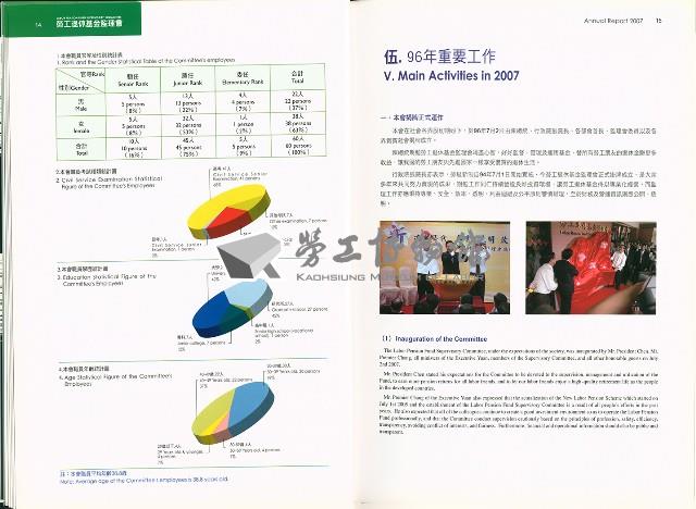  《勞工退休基金監理會中華民國九十六年度年報》藏品圖，第10張