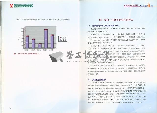 《就業服務分析季報》96年第4季藏品圖，第9張