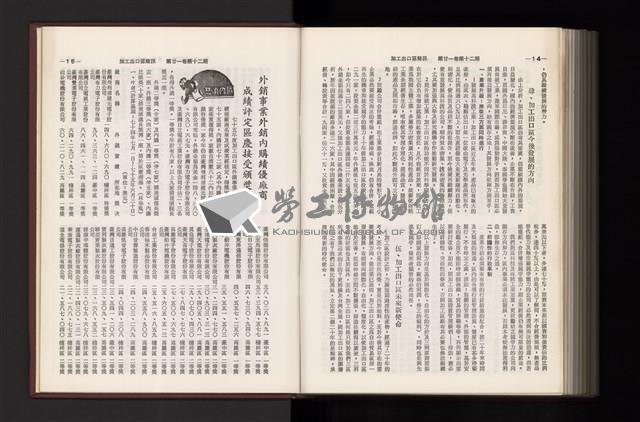 《加工出口區簡訊合訂本》第21卷第1期至第21卷第12期藏品圖，第354張