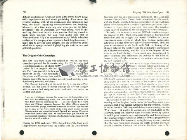 英文文章〈Keeping GM Van Nuys Open〉影本藏品圖，第4張