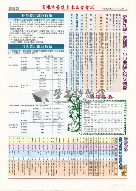 《高市營建土木工會會訊》第一期藏品圖，第4張