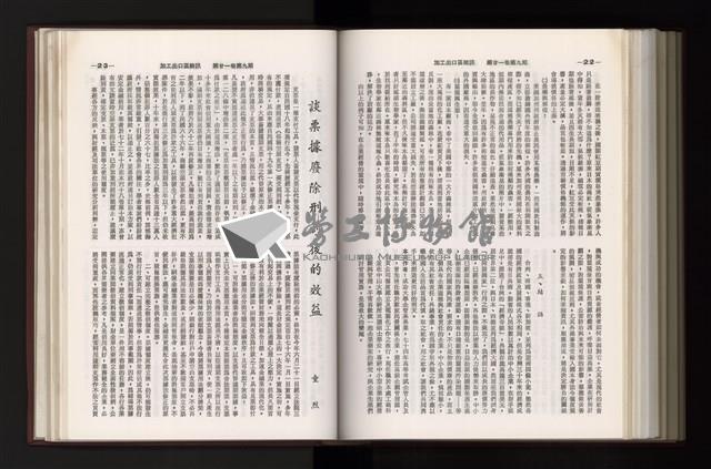 《加工出口區簡訊合訂本》第21卷第1期至第21卷第12期藏品圖，第268張