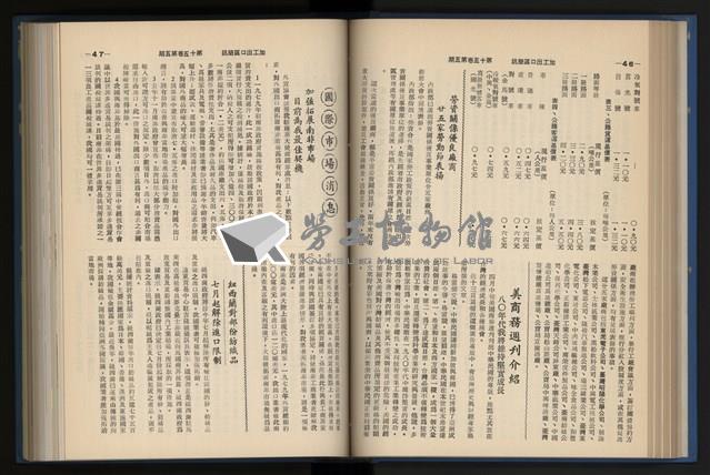 《加工出口區簡訊合訂本》第15卷第1期至第15卷第12期藏品圖，第108張