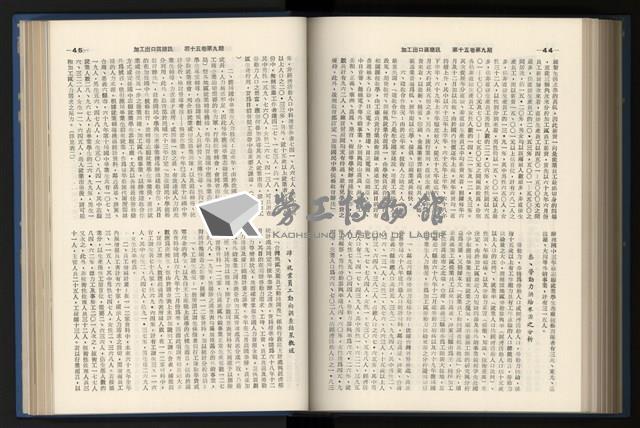 《加工出口區簡訊合訂本》第15卷第1期至第15卷第12期藏品圖，第199張