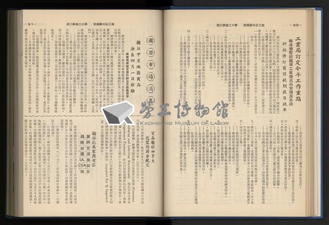 《加工出口區簡訊合訂本》第12卷第1期至第12卷第12期藏品圖，第49張