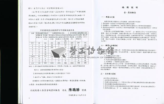 《中華民國職業分類典》89年版藏品圖，第9張
