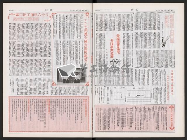 《加工出口區區刊半月刊合訂本》第591期至第612期藏品圖，第19張