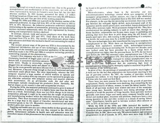 英文文章〈New approaches to Canada’s class structure〉影本藏品圖，第2張