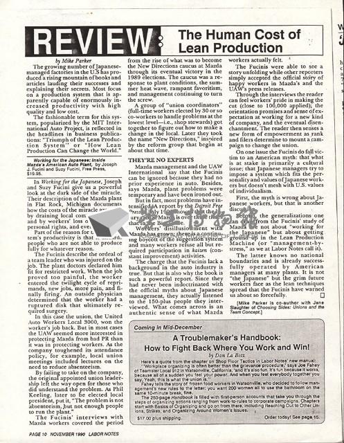 英文文章〈The Human Cost of Lean Production〉影本藏品圖，第2張