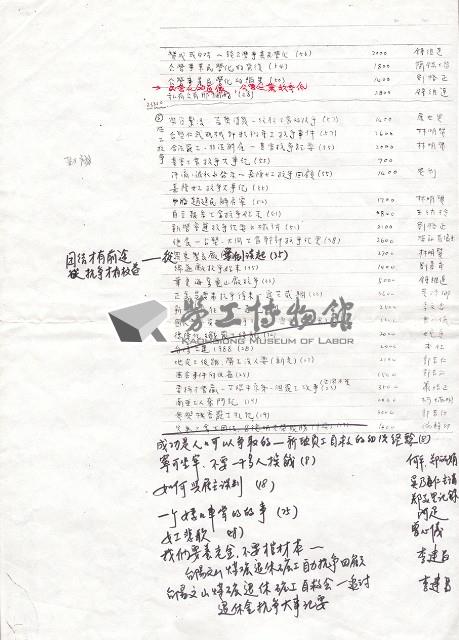 台灣研究所1992年會務資料藏品圖，第2張