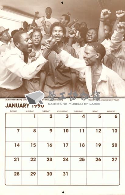 1990年 Internation Labor Calendar藏品圖，第2張