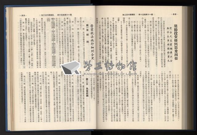 《加工出口區簡訊合訂本》第15卷第1期至第15卷第12期藏品圖，第257張