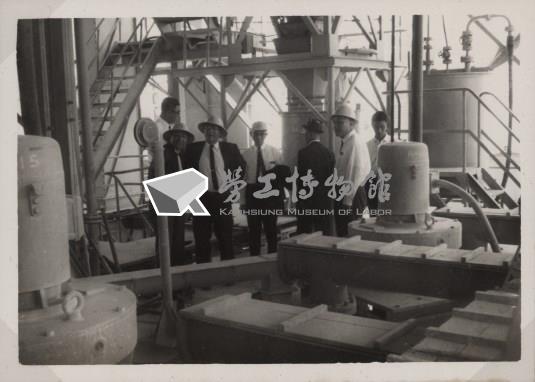 台肥公司《五十五年二月陳總經理視察》照片1藏品圖，第7張