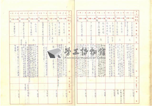 臺機公司民國86年收文簿藏品圖，第17張