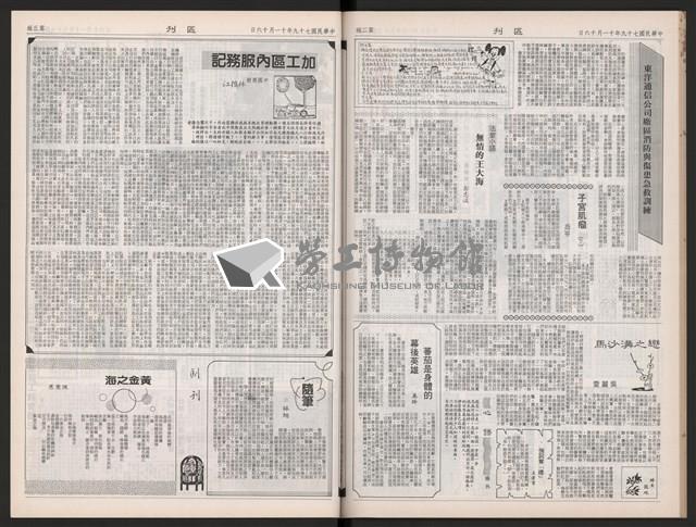 《加工出口區區刊半月刊合訂本》第423期至第446期藏品圖，第43張