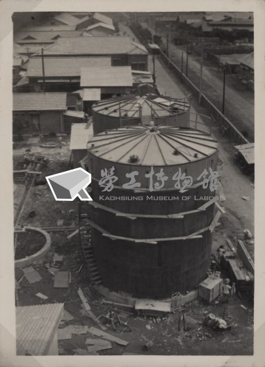 台肥公司《磷酸工場機械設備暨600噸磷酸貯槽安裝工程》照片2藏品圖，第3張