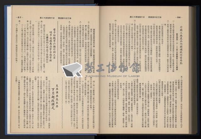 《加工出口區簡訊合訂本》第14卷第1期至第14卷第12期藏品圖，第281張