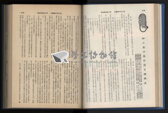 《加工出口區簡訊合訂本》第14卷第1期至第14卷第12期藏品圖，第81張