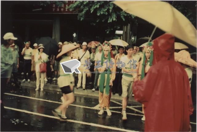 1991年9月7~8日蔡同榮發起之公投入聯台北大遊行活動負片及其相片藏品圖，第1張