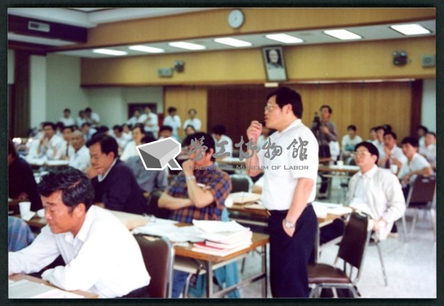 1992年8月26日台灣勞工陣線台南分部第四屆會員大會相片數位檔藏品圖，第1張