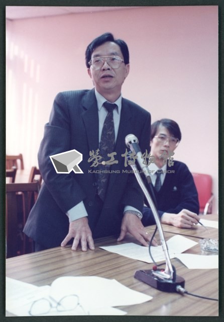 1992年2月25日「勞動憲章公聽會」相片數位檔藏品圖，第1張