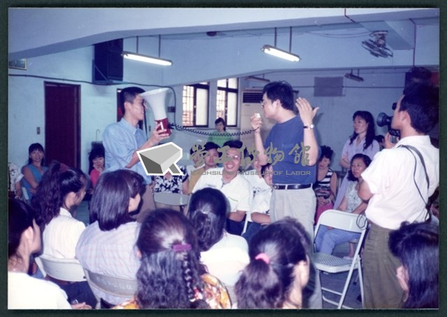1992年06~07月基隆客運工會抗爭行動相片數位檔藏品圖，第1張