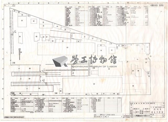 船舶廠廠區佈置圖藏品圖，第1張