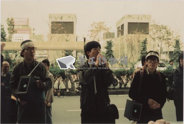 1992年3月12日歡送曾茂興入獄集會系列負片之第一捲及其相片藏品圖，第1張