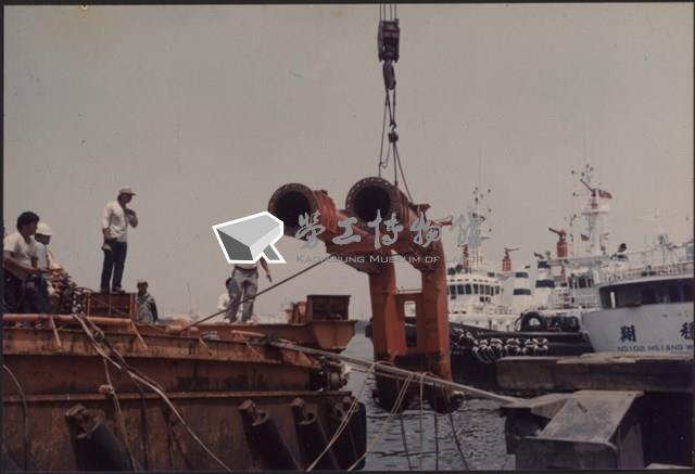 台灣機械公司船舶廠船隻作業照片藏品圖，第1張