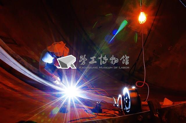 勞動影像暨說故事徵集比賽作品〈焊作1〉吳玉麟攝藏品圖，第1張