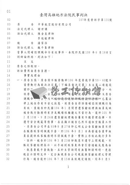 台灣高雄地方法院民事判決書：潘家洛藏品圖，第1張