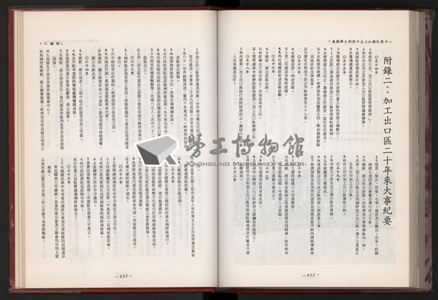 《中華民國加工出口區創立與發展》藏品圖，第229張