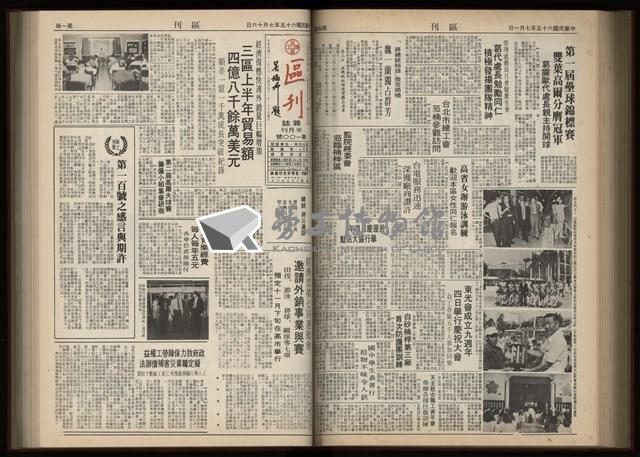 《加工出口區區刊半月刊合訂本》第001期至第192期(數位)藏品圖，第210張