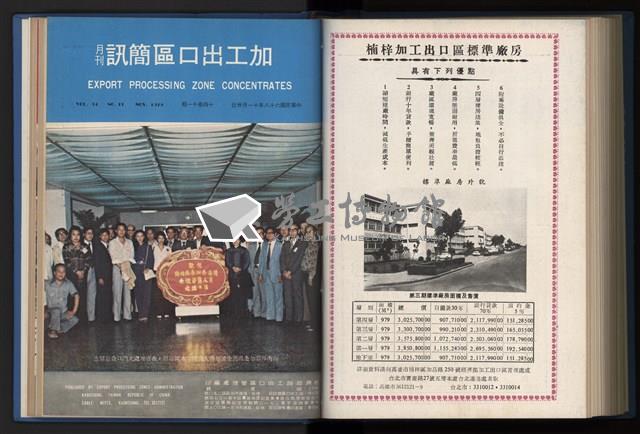 《加工出口區簡訊合訂本》第14卷第1期至第14卷第12期藏品圖，第234張