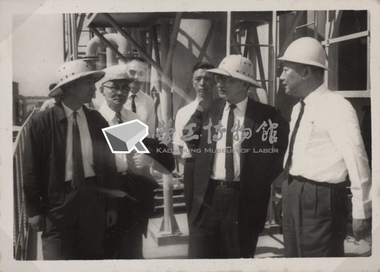 台肥公司《五十五年二月陳總經理視察》照片1藏品圖，第4張