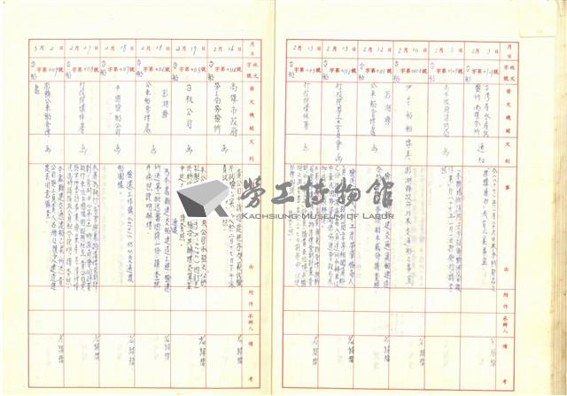 臺機公司民國86年收文簿藏品圖，第14張