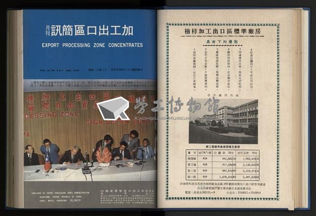 《加工出口區簡訊合訂本》第12卷第1期至第12卷第12期藏品圖，第55張