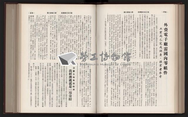 《加工出口區簡訊合訂本》第六集，第8卷第1期至第8卷第12期藏品圖，第144張
