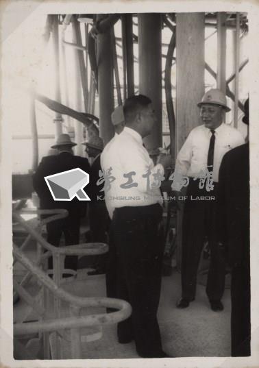 台肥公司《五十五年二月陳總經理視察》照片2藏品圖，第5張