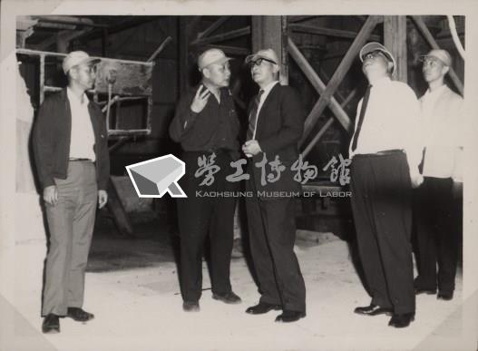 台肥公司《五十五年二月陳總經理視察》照片6藏品圖，第5張