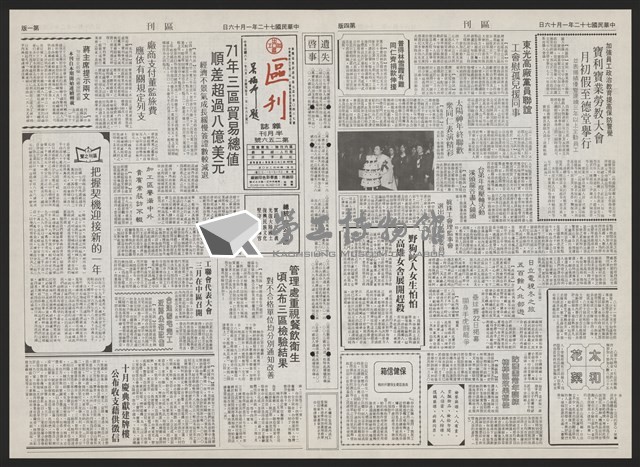 《加工出口區區刊半月刊合訂本》第193期至第338期藏品圖，第139張