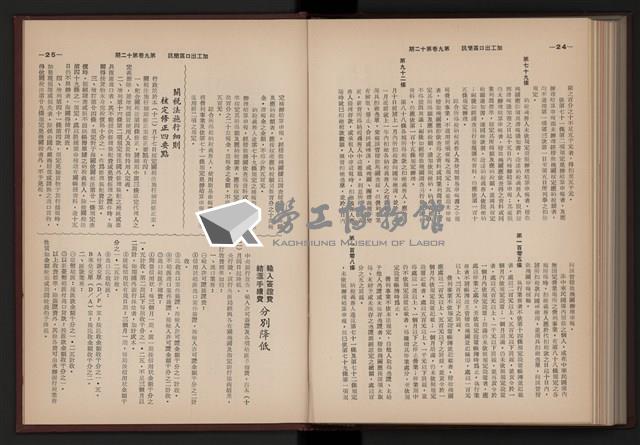 《加工出口區簡訊合訂本》第9卷第1期至第12期(數位)藏品圖，第279張