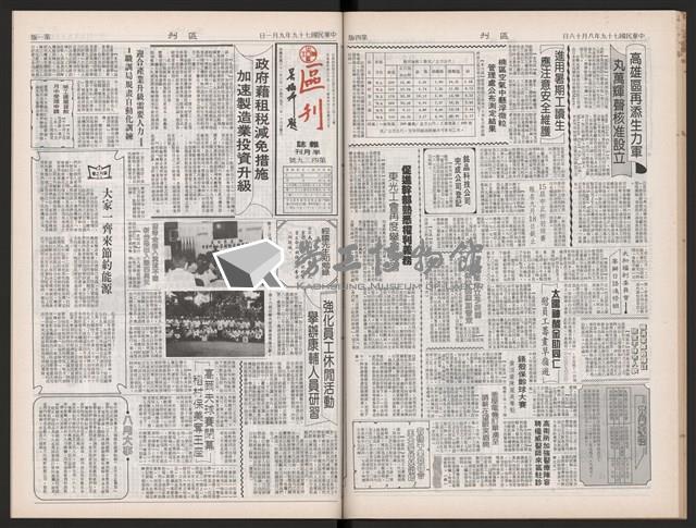 《加工出口區區刊半月刊合訂本》第423期至第446期藏品圖，第32張